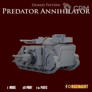 Описание картинки Deimos Pattern Predator Annihilator Tank от ForgeNight по цене 2 100руб | Свободный Рынок Миниатюр - СРМ