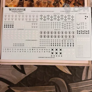 Описание картинки Декали Horus Heresy из Siege Assault Battle Group от RLjus по цене 100руб | Свободный Рынок Миниатюр - СРМ