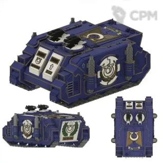 Описание картинки Ultramarines Rhino от MrMetalHorror по цене 900руб | Свободный Рынок Миниатюр - СРМ