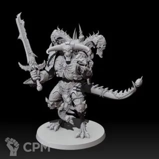 Описание картинки Daemon Prince 1 от Магазин Альфария по цене 700руб | Свободный Рынок Миниатюр - СРМ