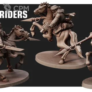 Описание картинки Death Riders/Attilan Rough Riders/Desert Hawks Stormriders от Laboratory of Chaos по цене 450руб | Свободный Рынок Миниатюр - СРМ