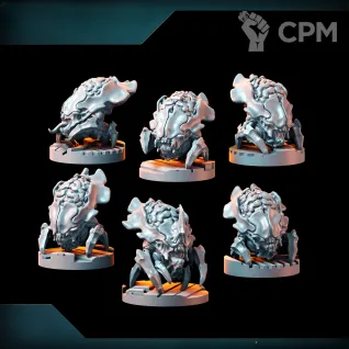 Описание картинки Brain Bug Troopers от Fisher print по цене 200руб | Свободный Рынок Миниатюр - СРМ