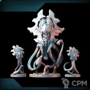 Описание картинки Brain Bug Lord от Fisher print по цене 2 100руб | Свободный Рынок Миниатюр - СРМ