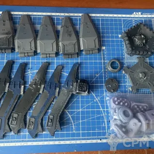 Описание картинки Deathstorm Drop Pod (Kustom) от KasRkin_89 по цене 3 250руб | Свободный Рынок Миниатюр - СРМ