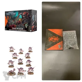 Описание картинки Kill Team: Terror on Devlan — Набор Тиранидов NPO и Карты Spectre Squad от ZvZ Bitz Shop по цене 4 000руб | Свободный Рынок Миниатюр - СРМ