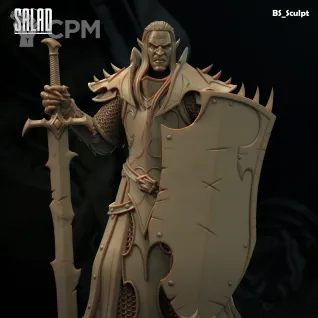 Описание картинки Dark Elf Warrior от Naggaroth Night по цене 2 000руб | Свободный Рынок Миниатюр - СРМ