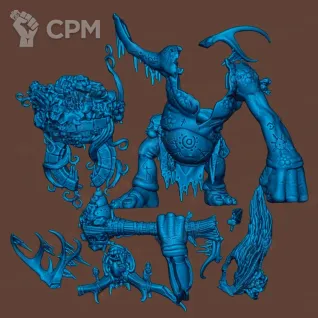 Описание картинки TRUGG THE TROGGOTH KING (Скан с оригинала) от 0.n1 Studio по цене 990руб | Свободный Рынок Миниатюр - СРМ