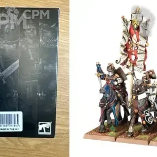 Описание картинки Bretonnian Questing Knights Command от zurdo по цене 7 800руб | Свободный Рынок Миниатюр - СРМ