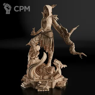 Описание картинки Morrigan Фигурка (Dragon Age) от GAS3TXD  по цене 4 000руб | Свободный Рынок Миниатюр - СРМ