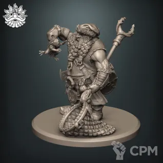 Описание картинки Дворф бесолов "Dwarf Imp Catcher" от Brother Ork по цене 1 000руб | Свободный Рынок Миниатюр - СРМ