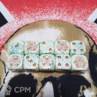 Описание картинки Death Guard dice x20 от Ultra_Chaot!c по цене 2 600руб | Свободный Рынок Миниатюр - СРМ