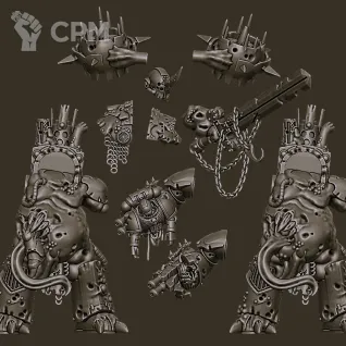 Описание картинки Daemon Prince of Nurgle от Магазин Альфария по цене 800руб | Свободный Рынок Миниатюр - СРМ
