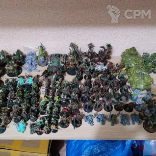 Описание картинки Армия Death Guard от Revan по цене 40 000руб | Свободный Рынок Миниатюр - СРМ
