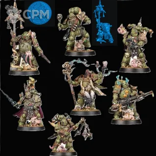 Описание картинки Death Guard Heroes. от Shizoface по цене 1 200руб | Свободный Рынок Миниатюр - СРМ