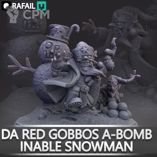 Описание картинки Da Red Gobbo's A-bomb-inable Snowman от Naggaroth Night по цене 700руб | Свободный Рынок Миниатюр - СРМ