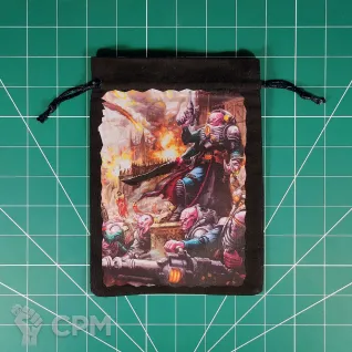 Описание картинки Мешочек для кубов (Dice Bag) Genestealer Cults от Каджит по цене 998руб | Свободный Рынок Миниатюр - СРМ