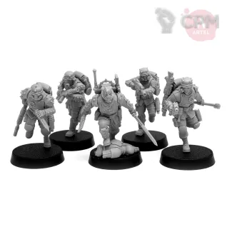 Описание картинки Crimson Legion Shock Squad от Артель W по цене 2 900руб | Свободный Рынок Миниатюр - СРМ