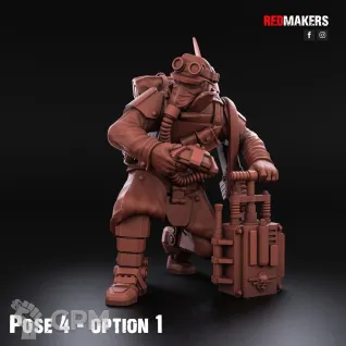 Описание картинки Veteran Guard Kill Team от AxeL's Forge по цене 150руб | Свободный Рынок Миниатюр - СРМ