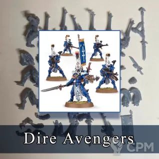 Описание картинки Dire Avengers от SaJRa по цене 900руб | Свободный Рынок Миниатюр - СРМ