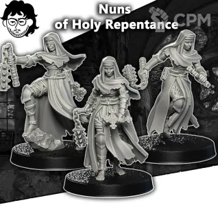 Описание картинки Nuns of Holy Repentance от Manufactorum76 по цене 500руб | Свободный Рынок Миниатюр - СРМ