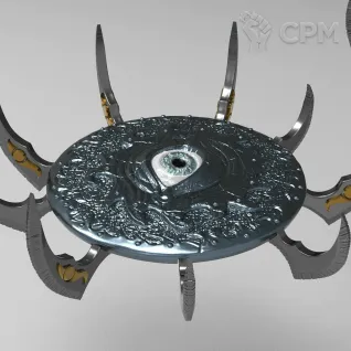Описание картинки Discs of Tzeentch от 3Д печать миниатюр по цене 282руб | Свободный Рынок Миниатюр - СРМ