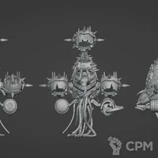 Описание картинки Foetid Bloat-Drone with heavy blight launcher от WastelandMiniatures по цене 770руб | Свободный Рынок Миниатюр - СРМ