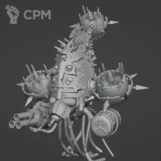 Описание картинки Foetid Bloat-Drone with heavy blight launcher от WastelandMiniatures по цене 770руб | Свободный Рынок Миниатюр - СРМ