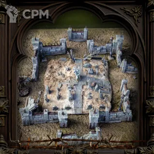 Описание картинки Набор - Кладбище ✠ TRENCH CRUSADE от Big Brain Terrain по цене 4 950руб | Свободный Рынок Миниатюр - СРМ
