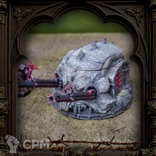 Описание картинки Черепо-бункер ✠ Силы Ада ✠ TRENCH CRUSADE от Big Brain Terrain по цене 1 850руб | Свободный Рынок Миниатюр - СРМ