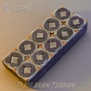 Описание картинки 5 тайлов раскошного пола 2х5 - террейн для НРИ, ДнД от Big Brain Terrain по цене 625руб | Свободный Рынок Миниатюр - СРМ