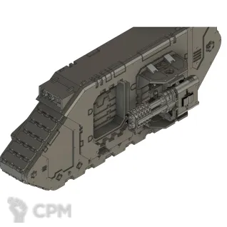 Описание картинки Grey Knights Land Raider Bits (обвес) от 3Д печать миниатюр по цене 637руб | Свободный Рынок Миниатюр - СРМ