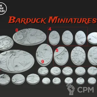 Описание картинки Базы/Подставки Change Daemons Круглые 60мм от Barduck Miniatures по цене 549руб | Свободный Рынок Миниатюр - СРМ
