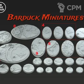 Описание картинки Базы/Подставки Change Daemons Круглые 32мм от Barduck Miniatures по цене 669руб | Свободный Рынок Миниатюр - СРМ
