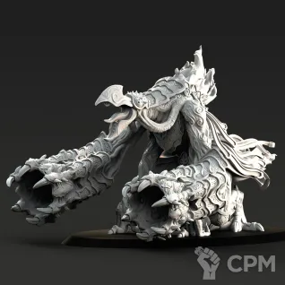 Описание картинки Exalted Flamer of Tzeentch от 3Д печать миниатюр по цене 605руб | Свободный Рынок Миниатюр - СРМ