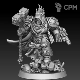 Описание картинки Grey Knight charactr - Grand Master Voldus / Brotherhood Librarian / Brother-Captain от MrMetalHorror по цене 450руб | Свободный Рынок Миниатюр - СРМ