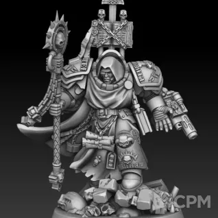 Описание картинки Grey Knight charactr - Grand Master Voldus / Brotherhood Librarian / Brother-Captain от MrMetalHorror по цене 450руб | Свободный Рынок Миниатюр - СРМ