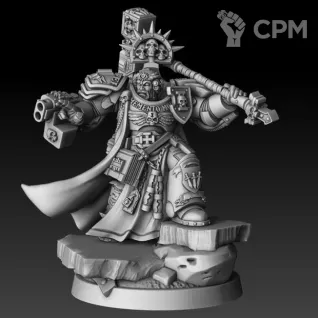 Описание картинки Grey Knight charactr - Grand Master Voldus / Brotherhood Librarian / Brother-Captain от MrMetalHorror по цене 450руб | Свободный Рынок Миниатюр - СРМ
