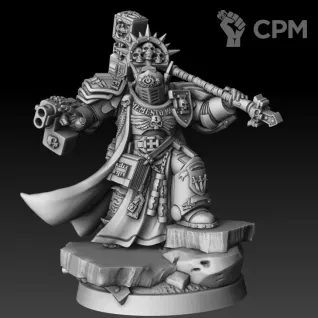 Описание картинки Grey Knight charactr - Grand Master Voldus / Brotherhood Librarian / Brother-Captain от MrMetalHorror по цене 450руб | Свободный Рынок Миниатюр - СРМ