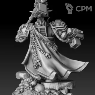 Описание картинки Grey Knight charactr - Grand Master Voldus / Brotherhood Librarian / Brother-Captain от MrMetalHorror по цене 450руб | Свободный Рынок Миниатюр - СРМ