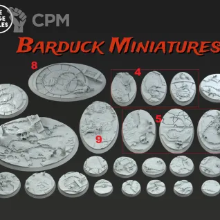Описание картинки Базы/Подставки War Daemons Круглые 75х46мм от Barduck Miniatures по цене 720руб | Свободный Рынок Миниатюр - СРМ