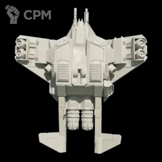 Описание картинки Корвус Черная звезда (Deathwatch Corvus Blackstar) от Орки с наГорки по цене 1 500руб | Свободный Рынок Миниатюр - СРМ