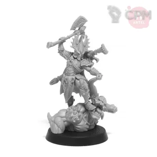 Описание картинки Flaming Drake Prime от Артель W по цене 1 050руб | Свободный Рынок Миниатюр - СРМ