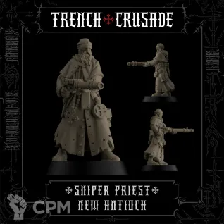 Описание картинки Sniper Priest (MG) от Age of Printmar по цене 60руб | Свободный Рынок Миниатюр - СРМ