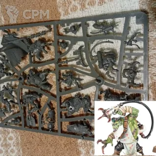 Описание картинки Painboy with Grot Orderly, Armageddon от Katarag по цене 1 600руб | Свободный Рынок Миниатюр - СРМ