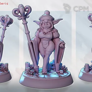 Описание картинки MeiNib Goblin Cleric от PocketSized Prints по цене 250руб | Свободный Рынок Миниатюр - СРМ