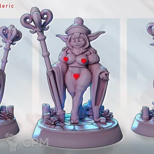 Описание картинки MeiNib Goblin Cleric от PocketSized Prints по цене 250руб | Свободный Рынок Миниатюр - СРМ