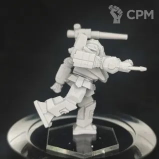 Описание картинки Shadow Hawk Primitive (55 тонн) от Dwarf Pirate Foundry по цене 500руб | Свободный Рынок Миниатюр - СРМ