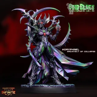 Описание картинки Dark Elves/Koryphael от Barduck Miniatures по цене 259руб | Свободный Рынок Миниатюр - СРМ
