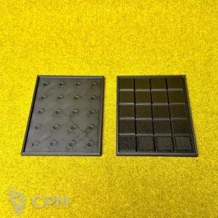 Описание картинки Movements tray для баз 20мм 5х4 (1шт) от Миниатюры и фигурки по цене 90руб | Свободный Рынок Миниатюр - СРМ