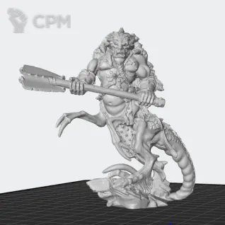 Описание картинки Dragon Ogre Shaggot от White Rhino по цене 599руб | Свободный Рынок Миниатюр - СРМ